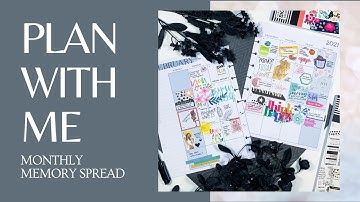 PLAN WITH ME 📒 | HAPPY PLANNER | MONTHLY MEMORY SPREAD | FEBRUARY | INSPIRED BY CREATEWITHMANDY