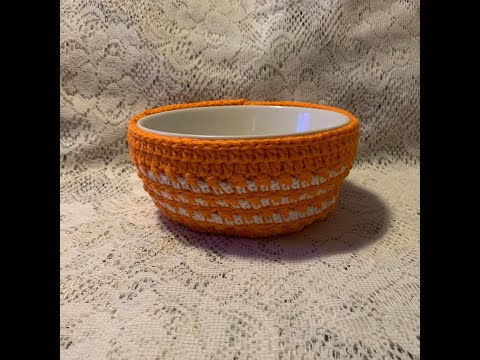 Soup Bowl Cozy Crochet Pattern - #AC05197