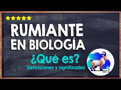 🙏 ¿Qué es rumiante en biología? - Conoce a los animales rumiantes 🙏