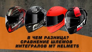 Шлем интеграл MT - отличия и особенности моделей бренда MT Helmets