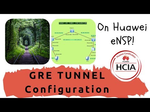 GRE Tunnel Configuration on Huawei eNSP