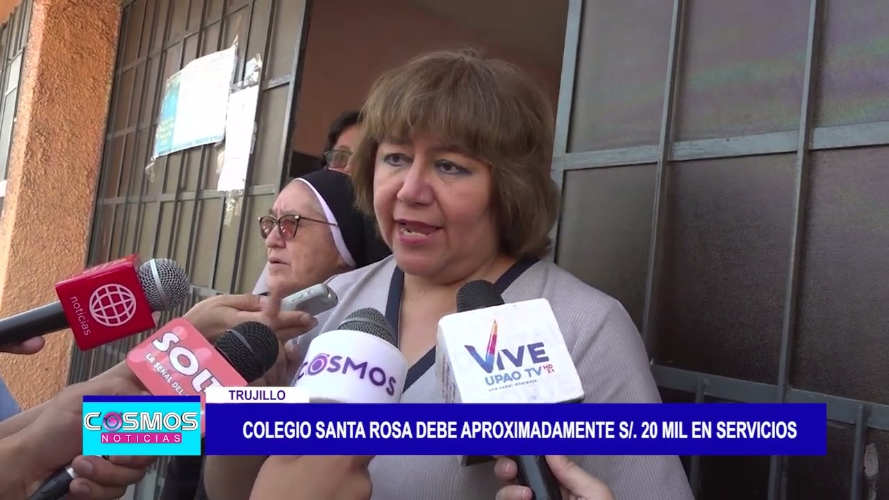 Colegio Santa Rosa debe aproximadamente s/. 20 mil en servicios