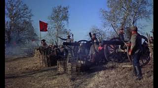 Кавалеристы (1959). Атака кавалерии северян