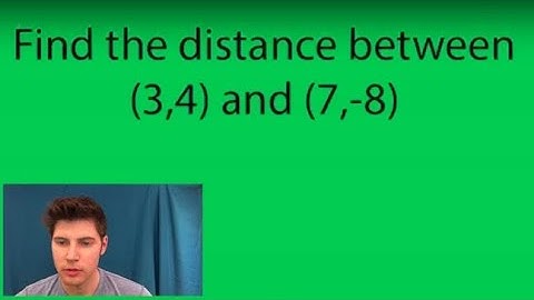 Distance Formula