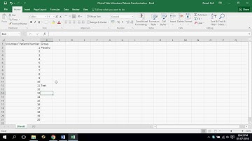 Randomization in Microsoft Excel Sheet