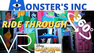 Monster's Inc Full Ride Through in 360 VR | Disney California Adventure 2021