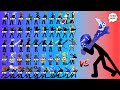 All Skins Stick Army Vs New Vip Giant Leader Stick 