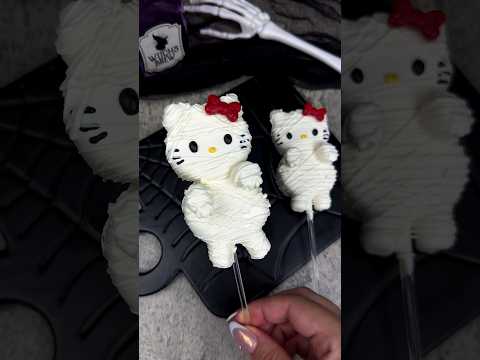 Halloween Treats Halloween Hellokitty Halloweenparty Marshmallow Chocolate Spooky Dessert 