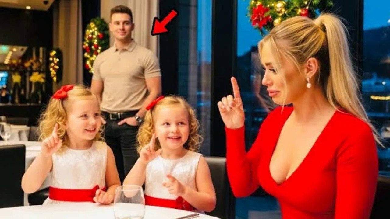 Gehörlose Frau beim Weihnachts Blinddate abgewiesen — bis zwei Zwillinge zu ihr gebärden