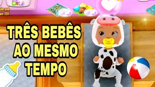 CUIDANDO DE 3 BEBÊS AO MESMO TEMPO NO ALIMAS BABY NURSEY. screenshot 1