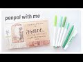 🍏 Penpal with me Green theme