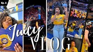 National Marquette Day! BTS of an In-Game Host | A Drop of Juice Vlog | Ep. 2