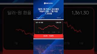 7월 환율, 1333원까지 하락? 달러 약세 이유는!