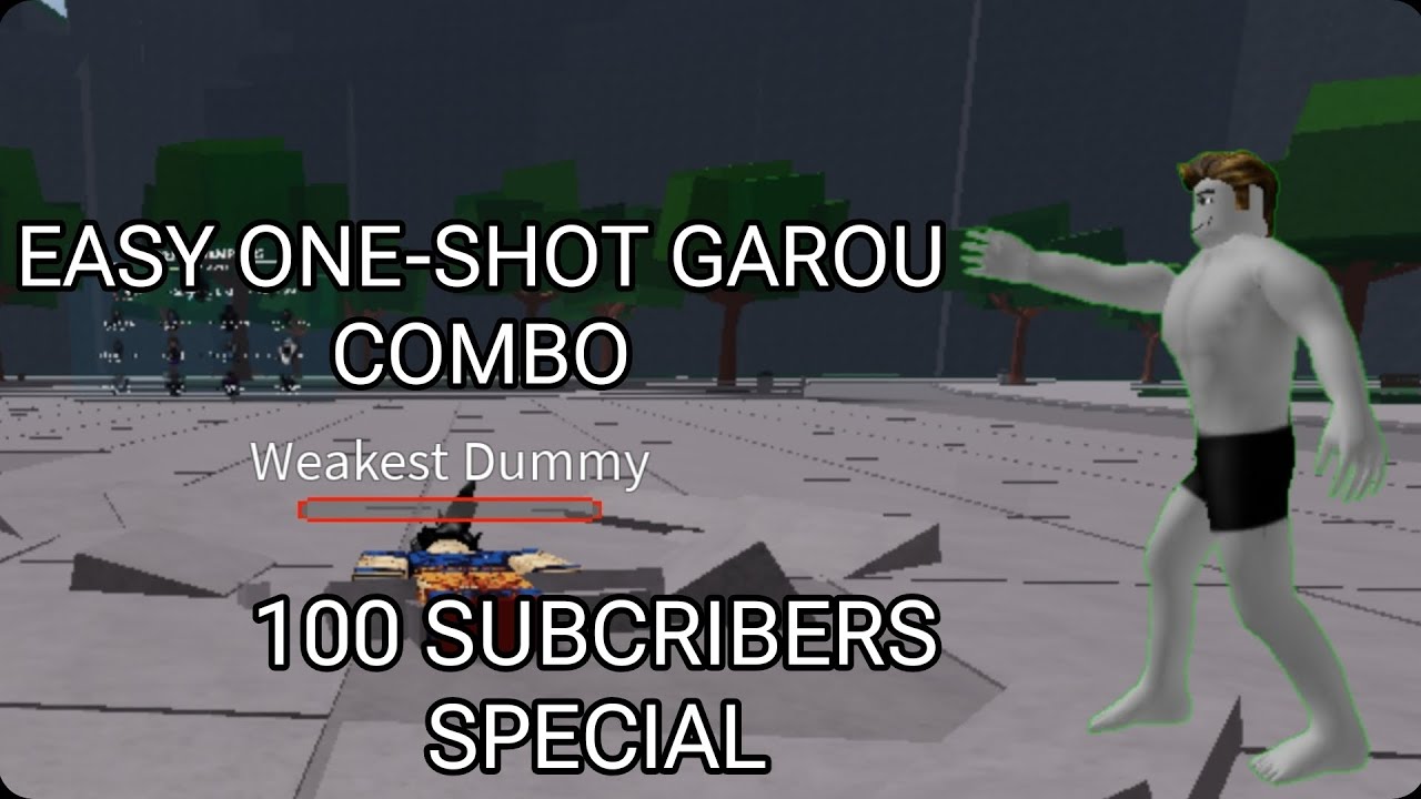100 subscribers special easy garou one shot combo - YouTube