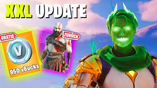 GRATIS VBUCKS & VIELES mehr im XXL Fortnite Update!