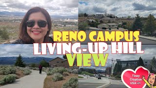 EXPLORE THE AMAZING MOUNTAIN VIEW UPHILL AROUND UNR CAMPUS AT RENO, NEVADA #tinaycreationusa