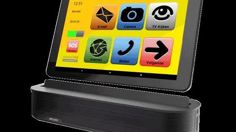 Senioren Tablet Archos Oxygen 101S met sounddock