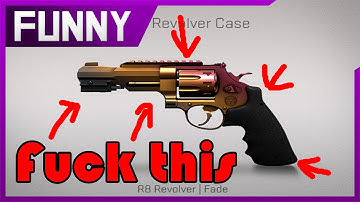 CS:GO First Competitive game with the new R8 Revolver!