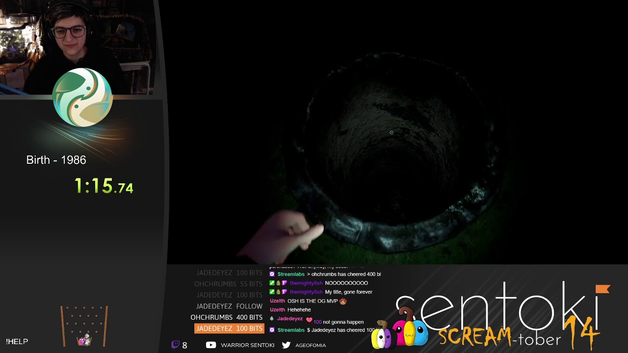 [WORLD RECORD] Infliction Any% Individual Levels Speedrun: Birth - 1986 (2m 35s)