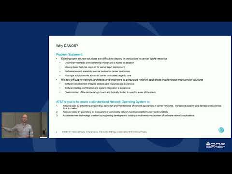 ONF Connect 18: DANOS Architecture, Interfaces and APIs Overview