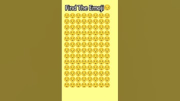 Find Emoji Challenge Part 16 #mindgames #find