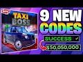⚠️NEW!! [CODE] ⚠️ TAXI BOSS CODES MAY 2026 | ROBLOX TAXI BOSS CODES 2026
