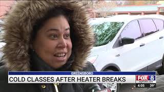 12 Guilford County schools have heating outages