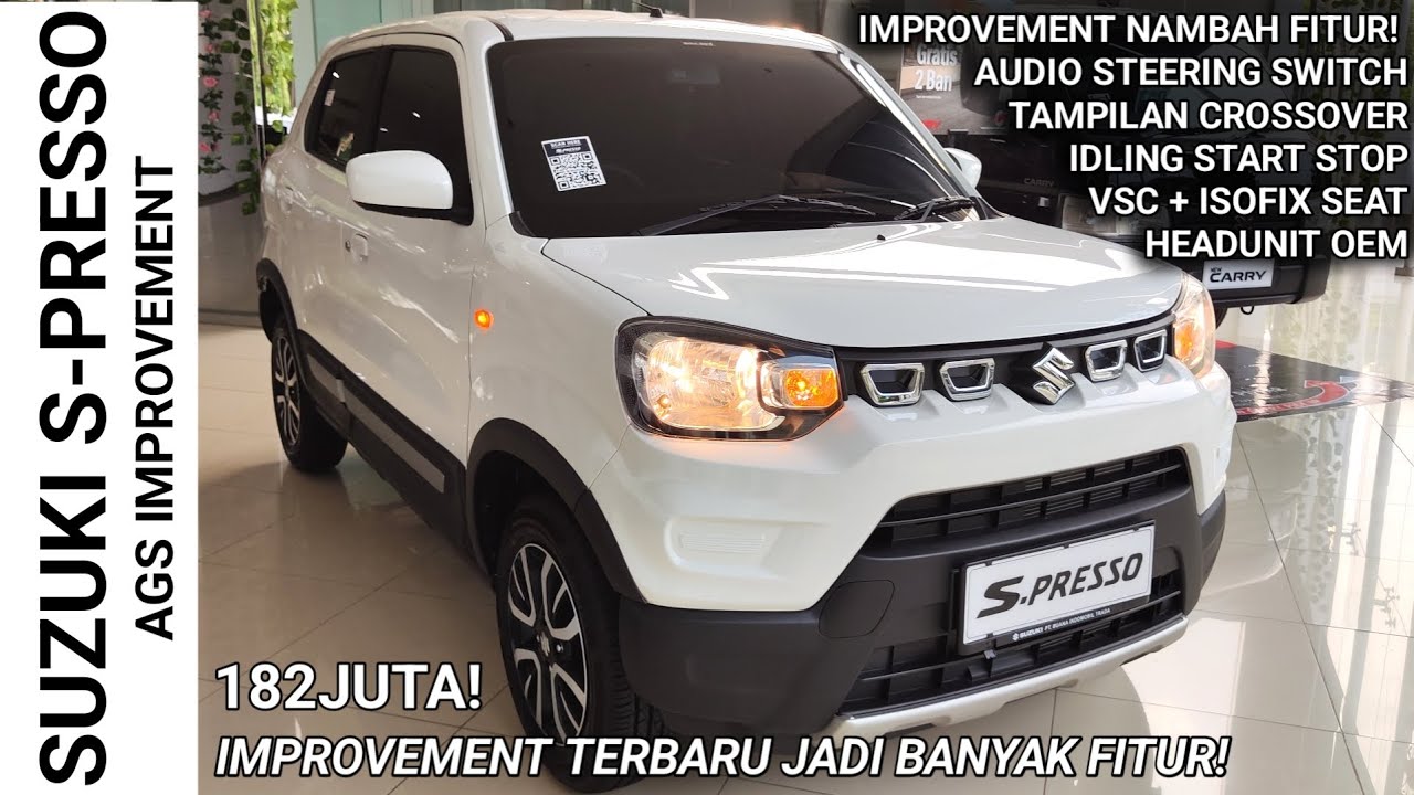 TAMPILAN GAGAH & TINGGI ALA CROSSOVER!! SUZUKI S-PRESSO AGS IMPROVEMENT | Indonesia