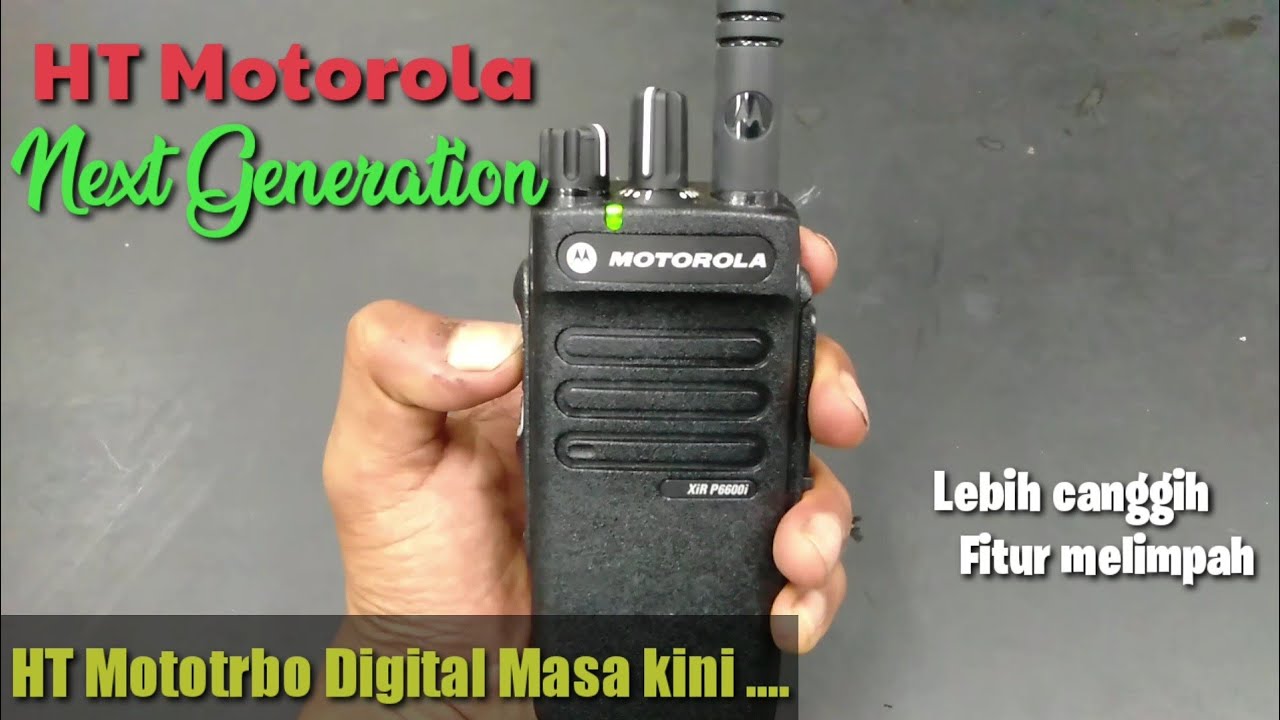 HT Motorola Mototrbo XiR P-6600i  Analog/Digital Radio