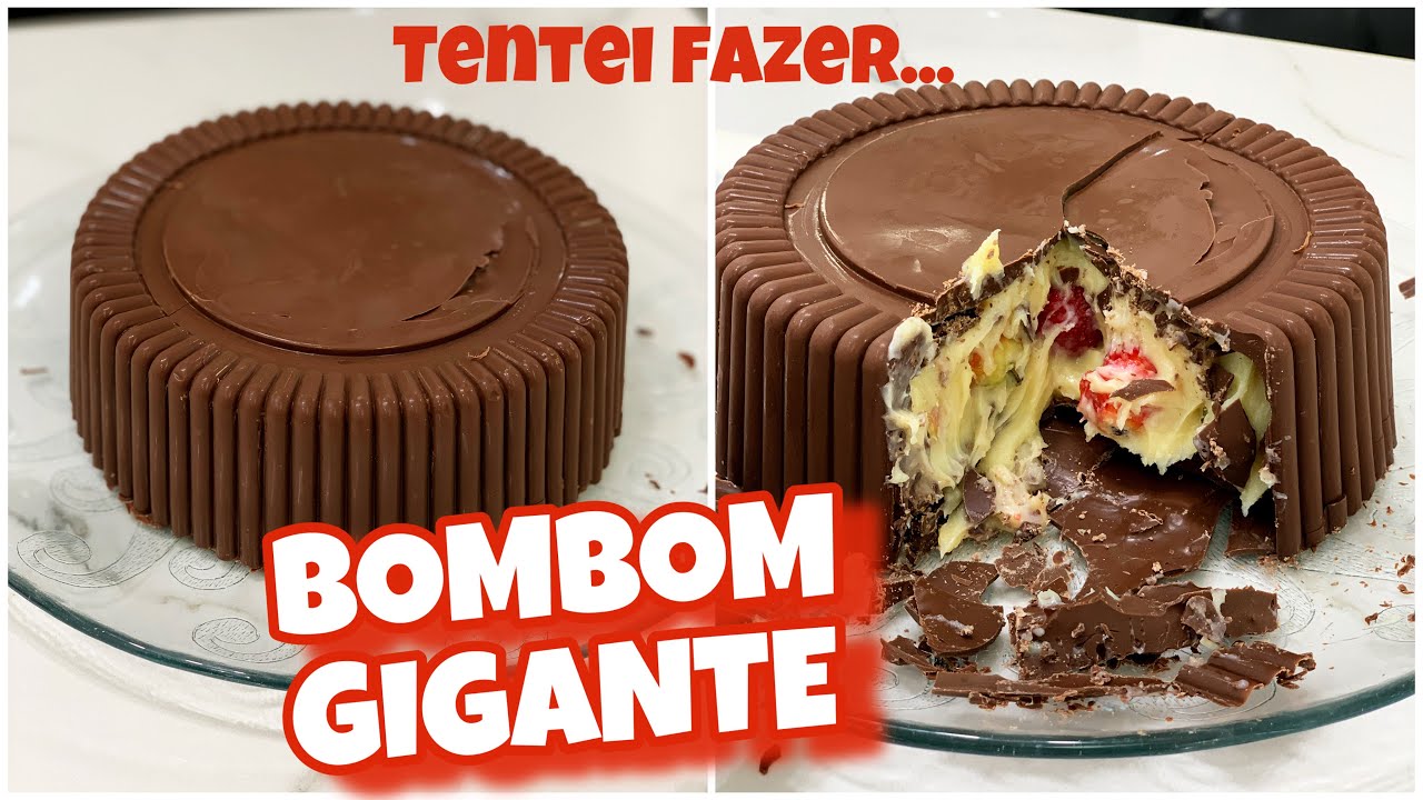 FIZ UM BOMBOM GIGANTE