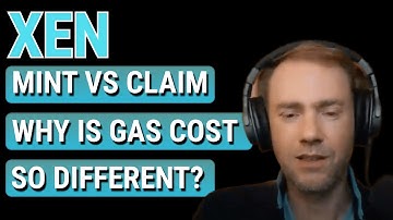 XEN mint vs claim: why the difference in the cost of gas?