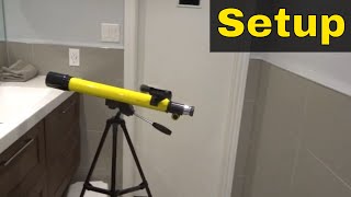 How To Setup A Telescope-Step By Step Instructions-Beginner Tutorial