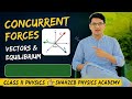 Concurrent Forces class 11 physics chapter 2 | Urdu /Hindi Full lecture federal &kpk Board