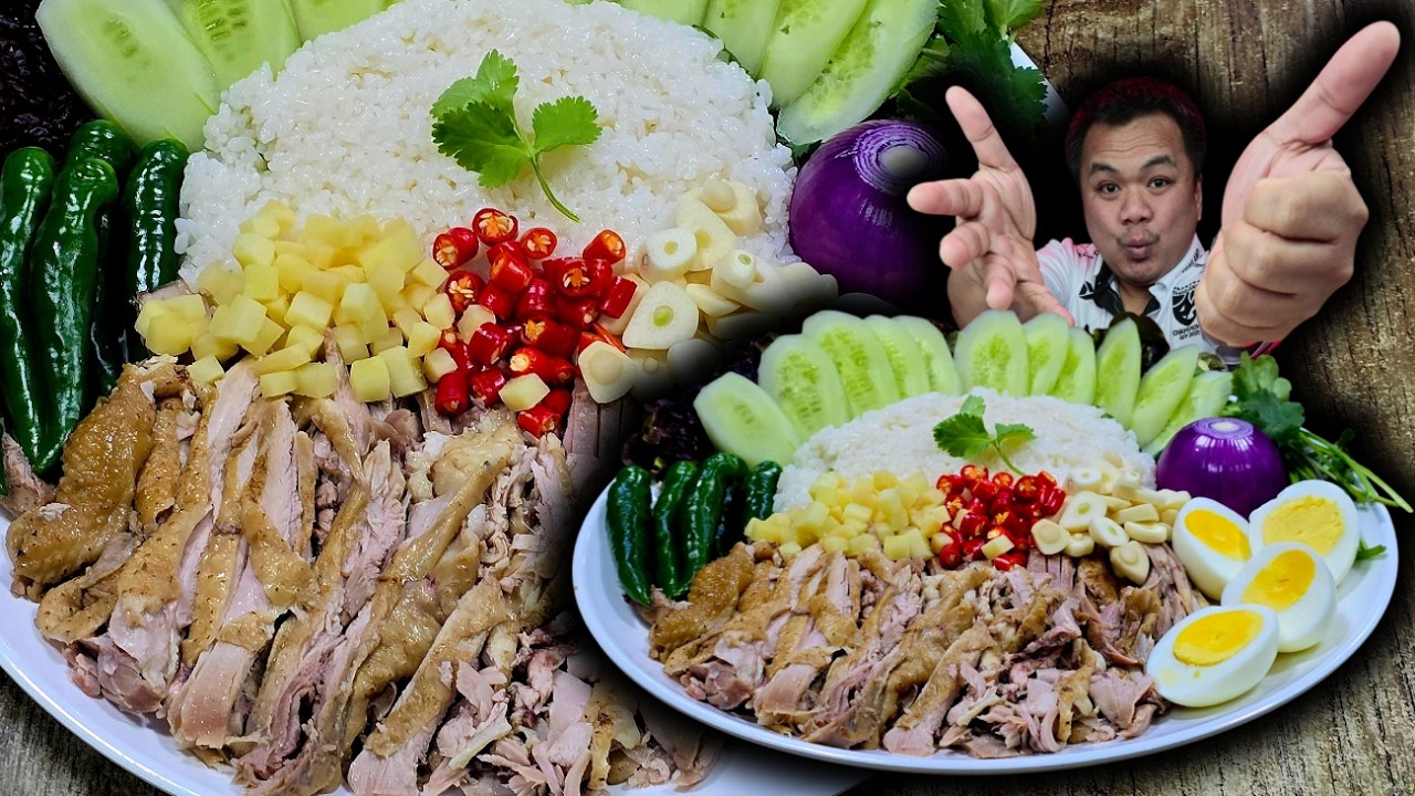 พ่อครัวขี้เมา กับข้าวมันไก่ของเขา แซ่บเสย #asmr