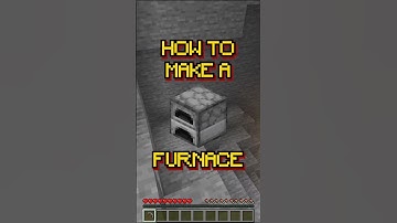 #shorts Minecraft Recipe: How to make a furnace