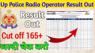 UP Police Radio Operator Cut Off 2024? UP Police Radio Operator  result out 2024 || Safe score?