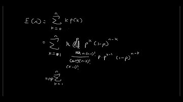 Binomial Distribution Expected Value (Algebraic Derivation) | Probability Proofs