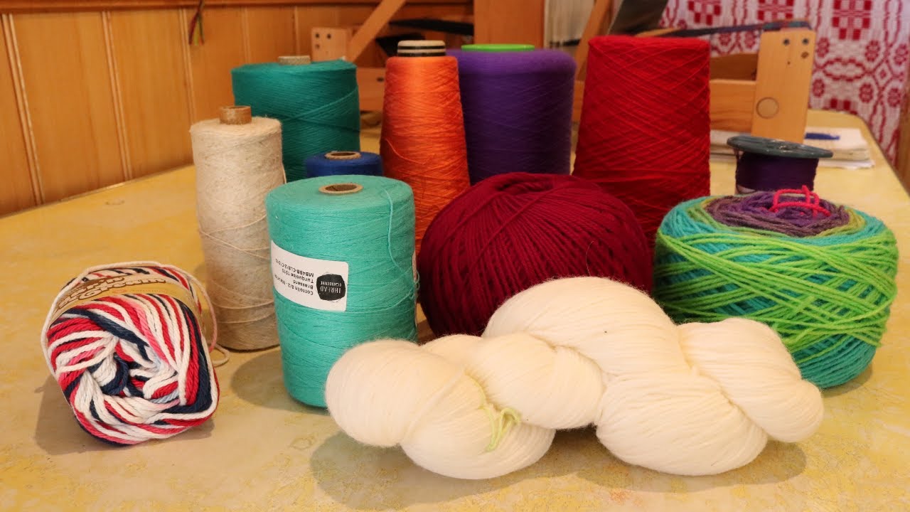 What is the difference between weaving and knitting yarn? 