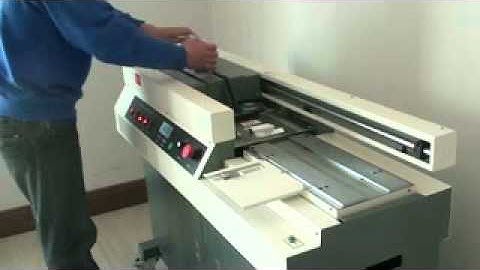 docon---A3 glue binding machine DC-50F.wmv