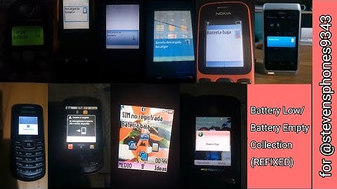 Battery Low/Battery Empty Alert Collection (REFIXED) @stevensphones9434 (Happy New Year Especial)