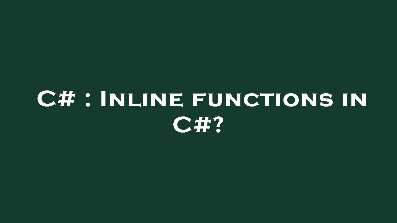 c# inline property assignment