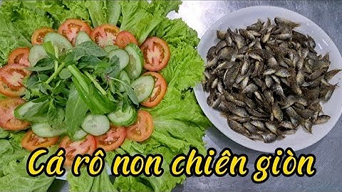 Cá rô non chiên giòn//BA HÍ TV