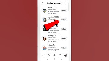 Instagram Me Block Account Ko Kaise Dekhe | How To See Blocked Account In Instagram | #shorts