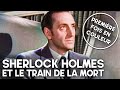 Sherlock holmes et le train de la mort  coloris  vieux film policier  franais