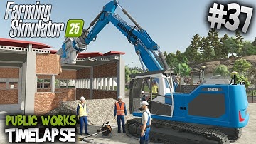 ⚒️ Demolishing the Old Port Warehouse 🚧 Liebherr 926 & Demarec MQP-30  👷  FS25