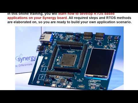 1H 2 RTOS Renesas Synergy Online Training