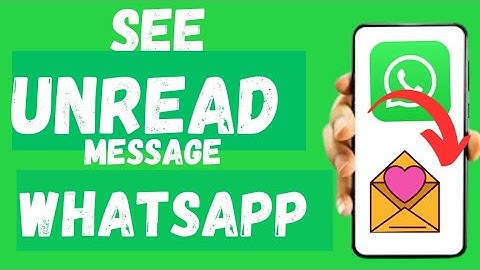 how to filter unread messages on whatsapp in 2024  android