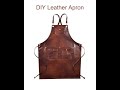 Make a Leather Apron,DIY Leather Apron,Leather work Apron,How to make a Custom Shop Apron