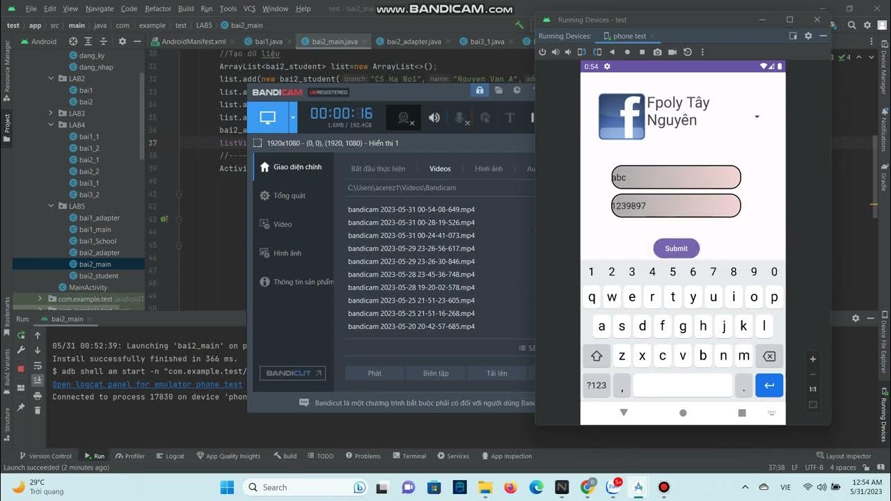 Android1 lab5 youtube