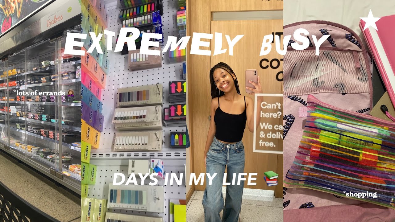 *BUSY* days in my life (back to school prep, shopping, errands etc.) | South African YouTuber
